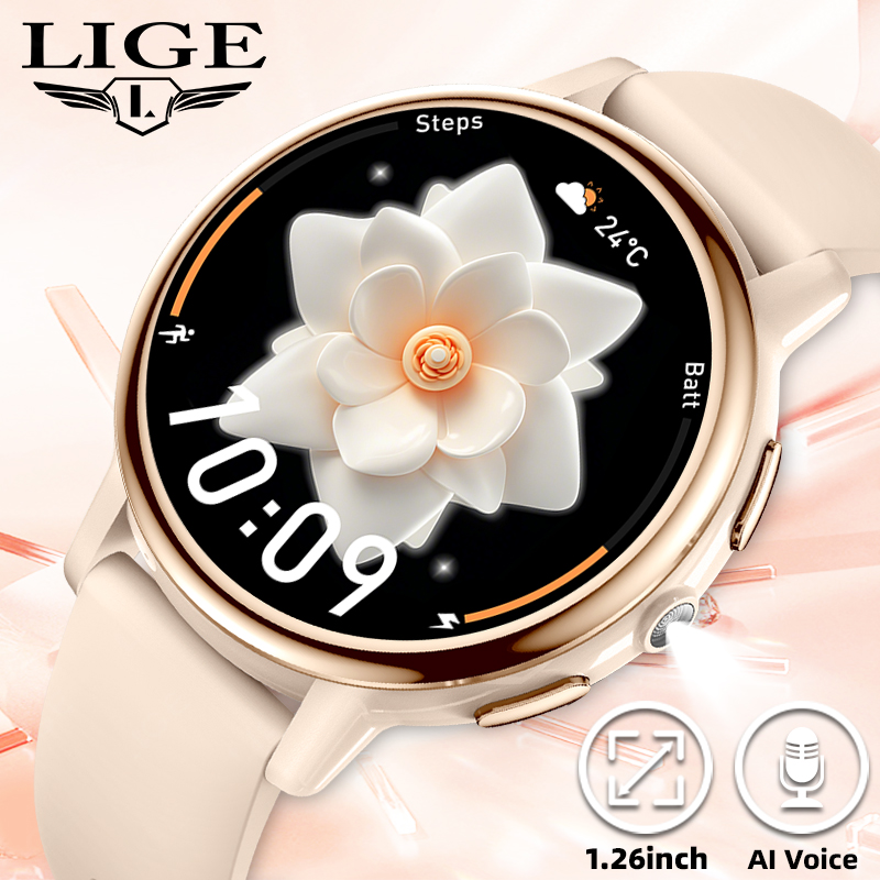 Luxury Watch Hd - 2026 LIGE ผู้หญิงนาฬิกาสมาร์ทหรูหรา 1.26 ''หน้าจอ HD