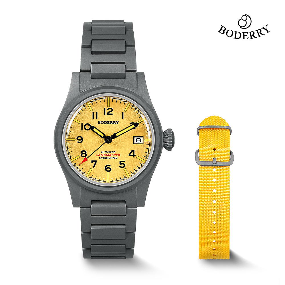 Titanium Sport Watch - นาฬิกาข้อมือ Boderry LANDMASTER Field Titanium กันน้ำ