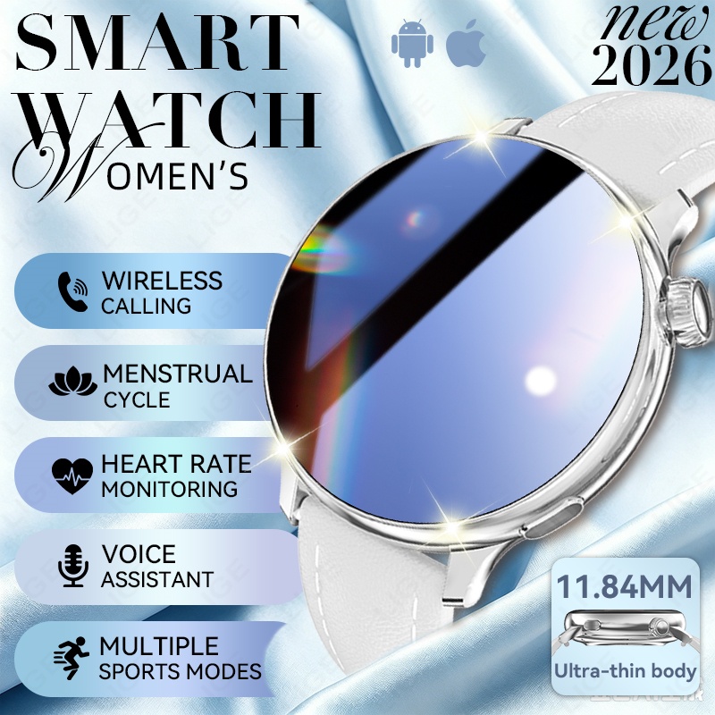 Luxury Watch Hd - LIGE นาฬิกาอัจฉริยะสำหรับผู้หญิงสุดหรู 1.27” หน้าจอ HD กีฬา