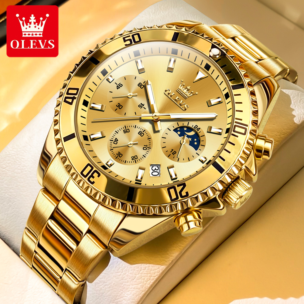 OLEVS 2870 นาฬิกาผู้ชายหรูหรา  - Luxury Watch Hd บทวิจารณ์และราคา