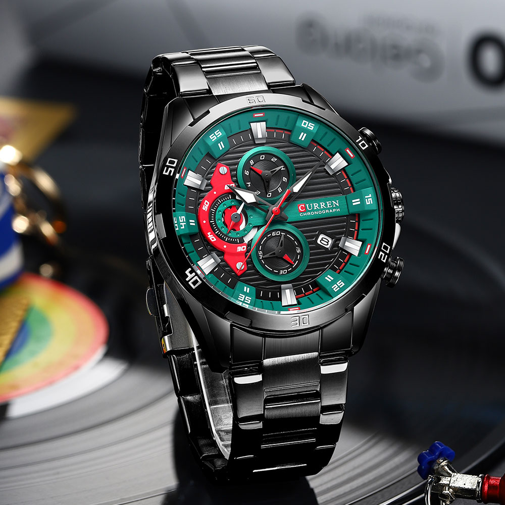 นาฬิกาผู้ชาย CURREN นาฬิกาข้อม - Luxury Watch Japan บทวิจารณ์และราคา