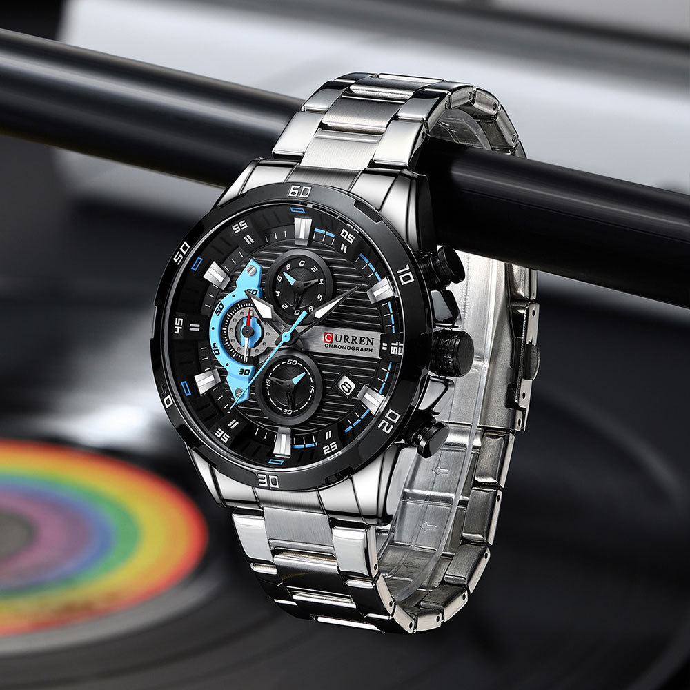 นาฬิกาผู้ชาย CURREN นาฬิกาข้อม - Luxury Watch Japan บทวิจารณ์และราคา