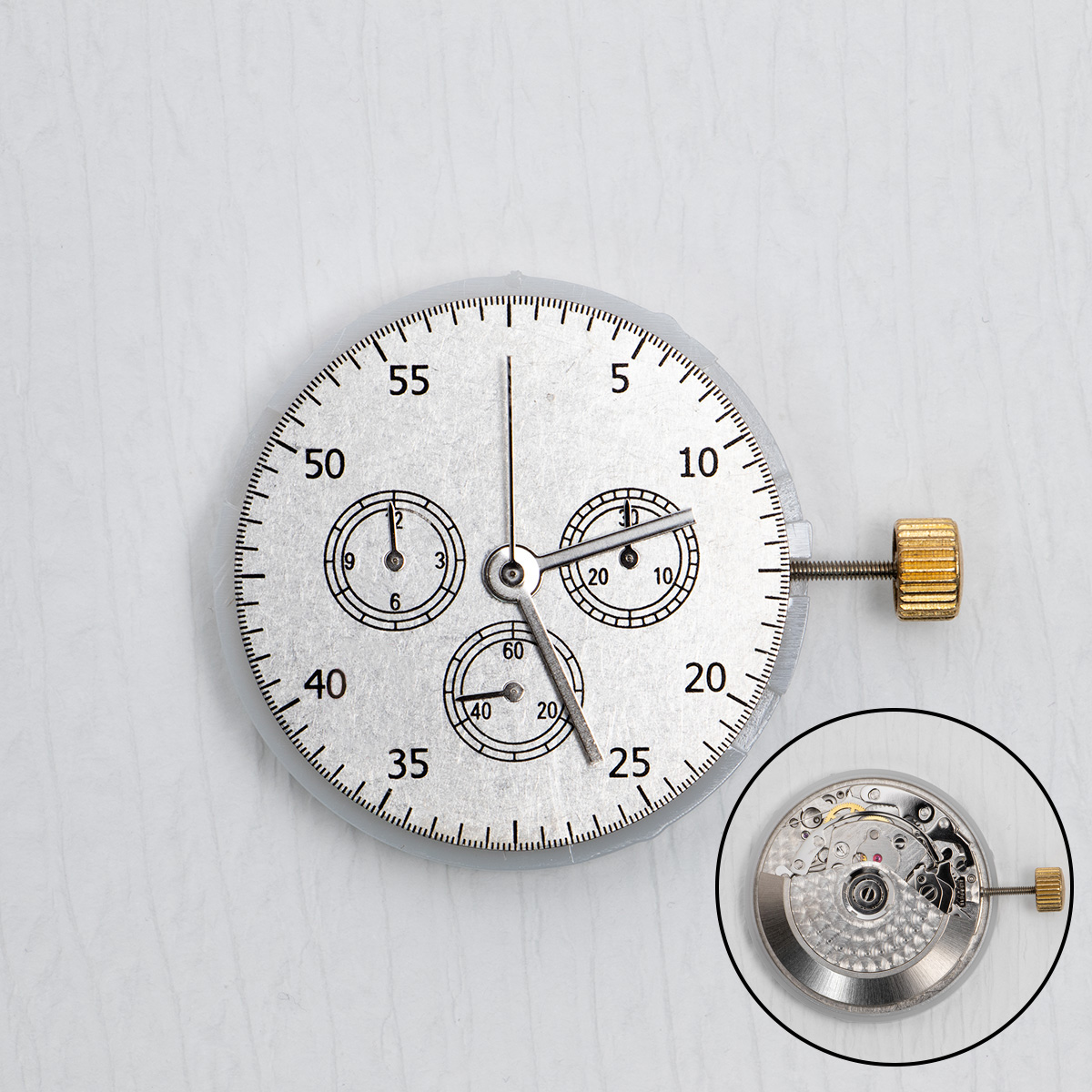 กลไกนาฬิกาโครโนกราฟแบบกลไก รุ่ - Chronograph Flyback Watch บทวิจารณ์และราคา