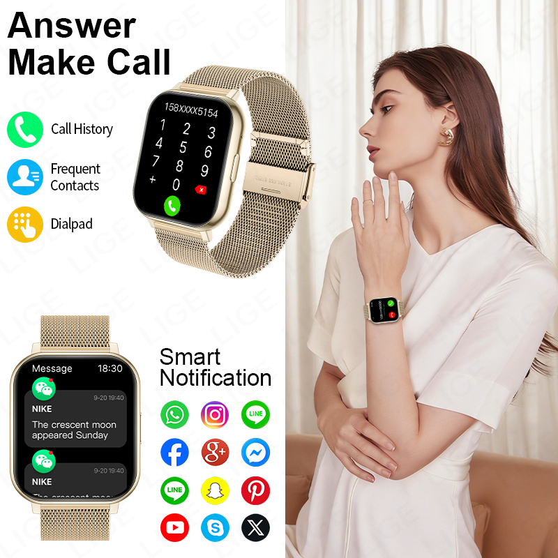 สมาร์ทวอทช์ LIGE 2026 ระบบแอนด - Luxury Watch Hd บทวิจารณ์และราคา