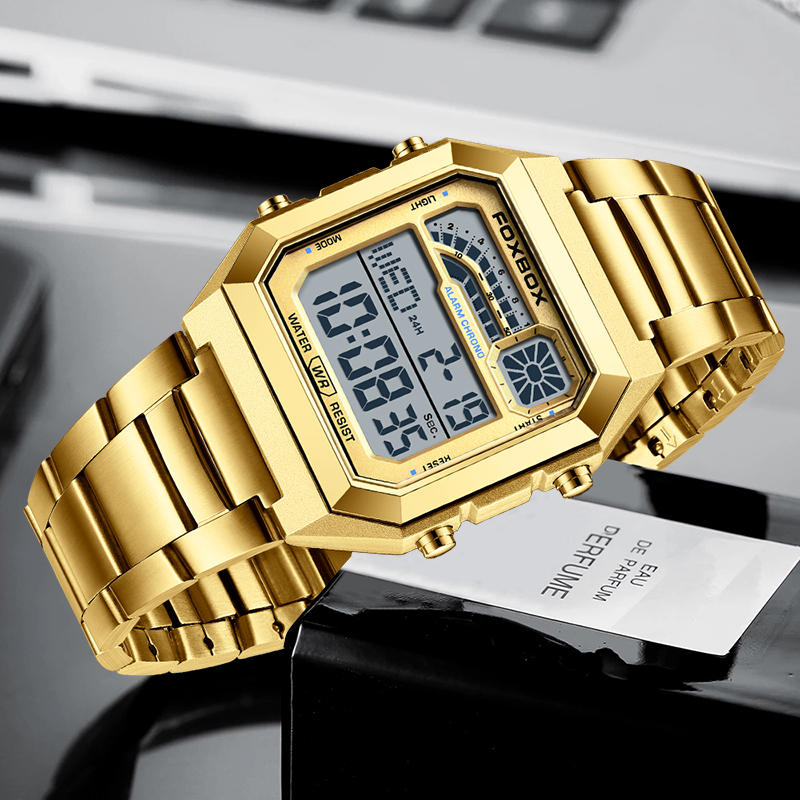 นาฬิกาข้อมือดิจิตอลแฟชั่นหรูหร - Luxury Watch Hd บทวิจารณ์และราคา