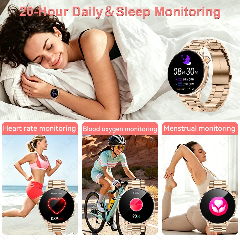 LIGE นาฬิกาสมาร์ทวอทช์สำหรับผู - Luxury Watch Hd บทวิจารณ์และราคา