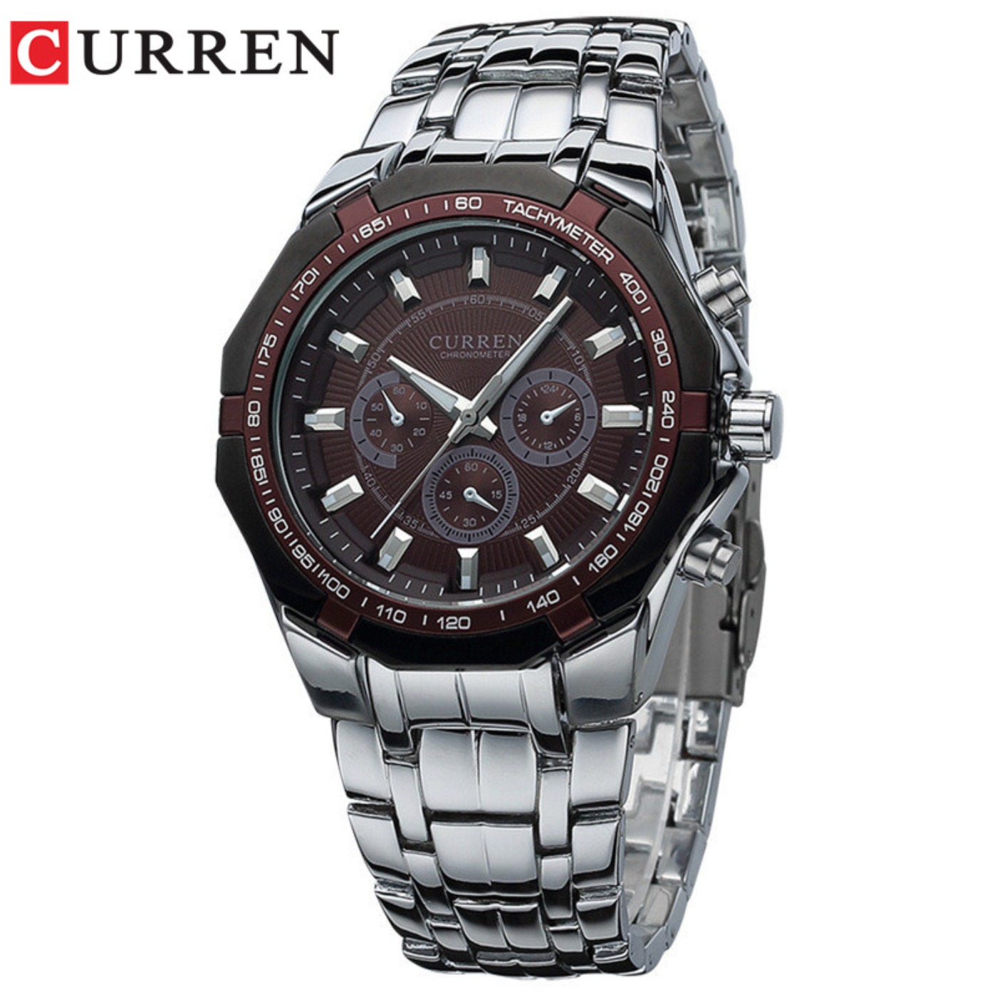 CURREN ผู้ชายแบรนด์หรูทหารกีฬา - Luxury Watch Japan บทวิจารณ์และราคา