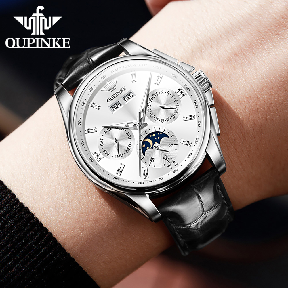 นาฬิกาข้อมือผู้ชาย OUPINKE 318 - Luxury Watch Hd บทวิจารณ์และราคา