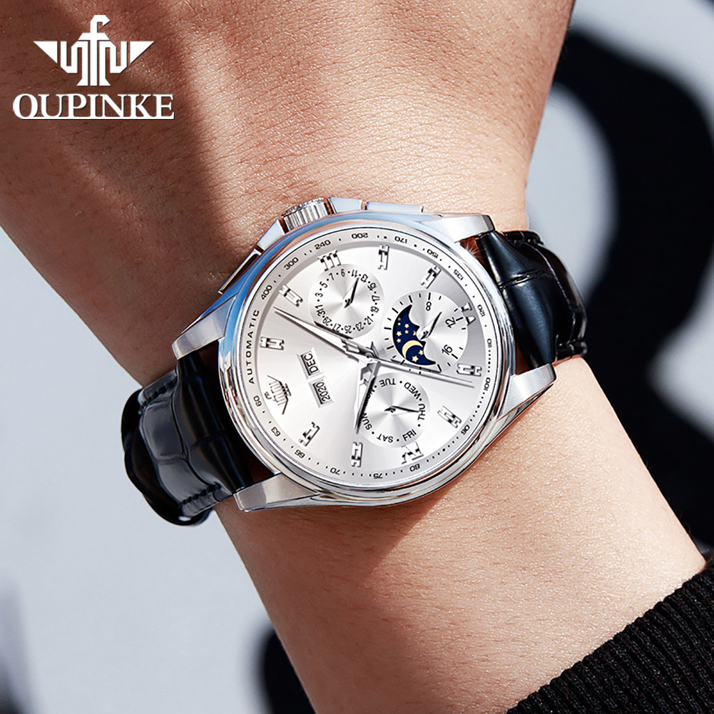 นาฬิกาข้อมือผู้ชาย OUPINKE 318 - Luxury Watch Hd บทวิจารณ์และราคา