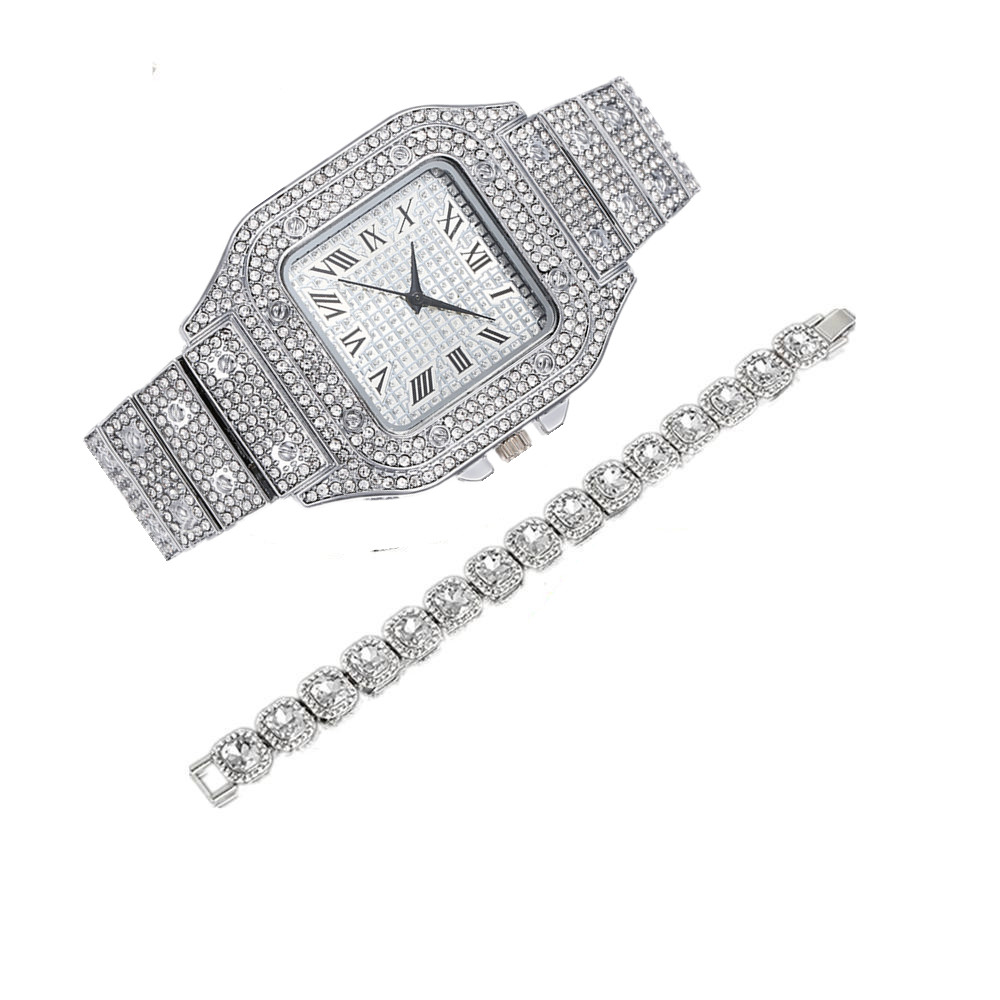 ชุดนาฬิกาและสร้อยข้อมือสีทองให - Luxury Watch Miami บทวิจารณ์และราคา
