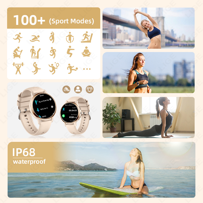2026 LIGE ผู้หญิงนาฬิกาสมาร์ทห - Luxury Watch Hd บทวิจารณ์และราคา