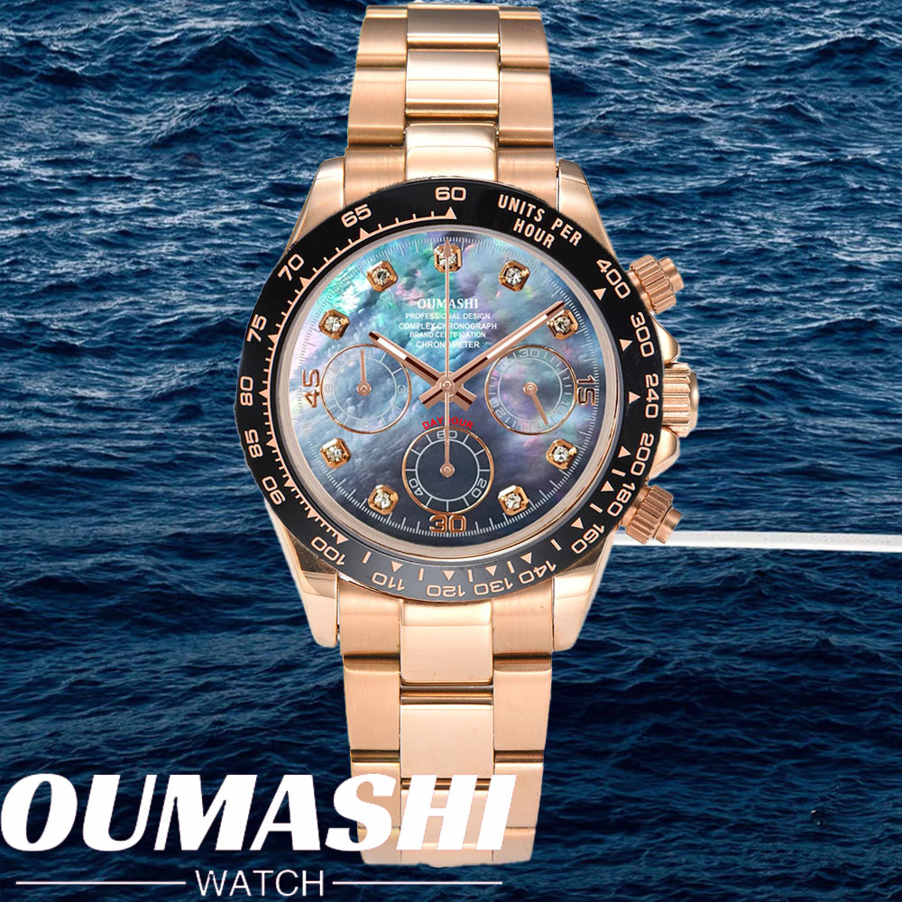 VK63 นาฬิกา 39.3 มม.Pearl Pear - Chronograph Flyback Watch บทวิจารณ์และราคา