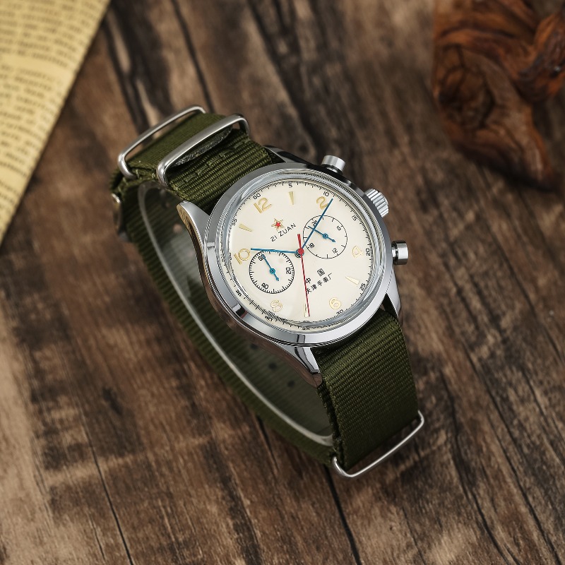 นาฬิกานักบินปี 1963 ขนาด 42 มม - Chronograph Flyback Watch บทวิจารณ์และราคา