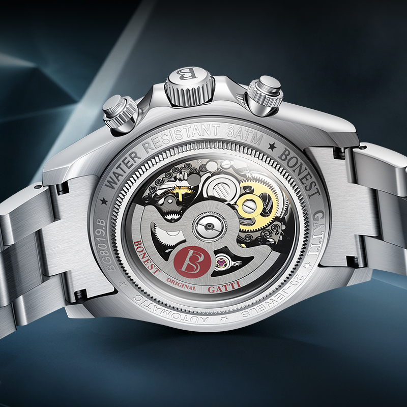 นาฬิกาข้อมือผู้ชาย BONEST GATT - Chronograph Flyback Watch บทวิจารณ์และราคา
