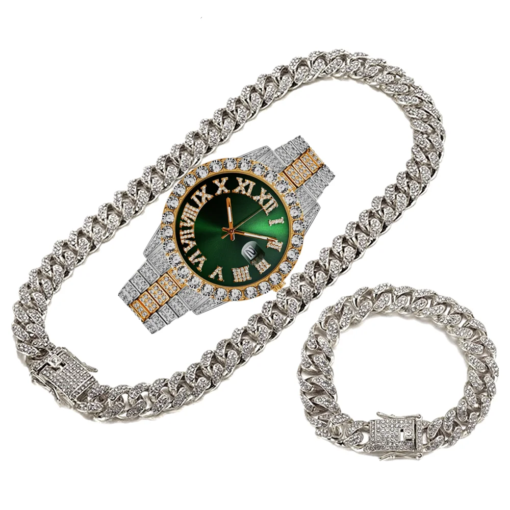 นาฬิกาควอตซ์หรูหราสีทองเงินสำห - Luxury Watch Miami บทวิจารณ์และราคา