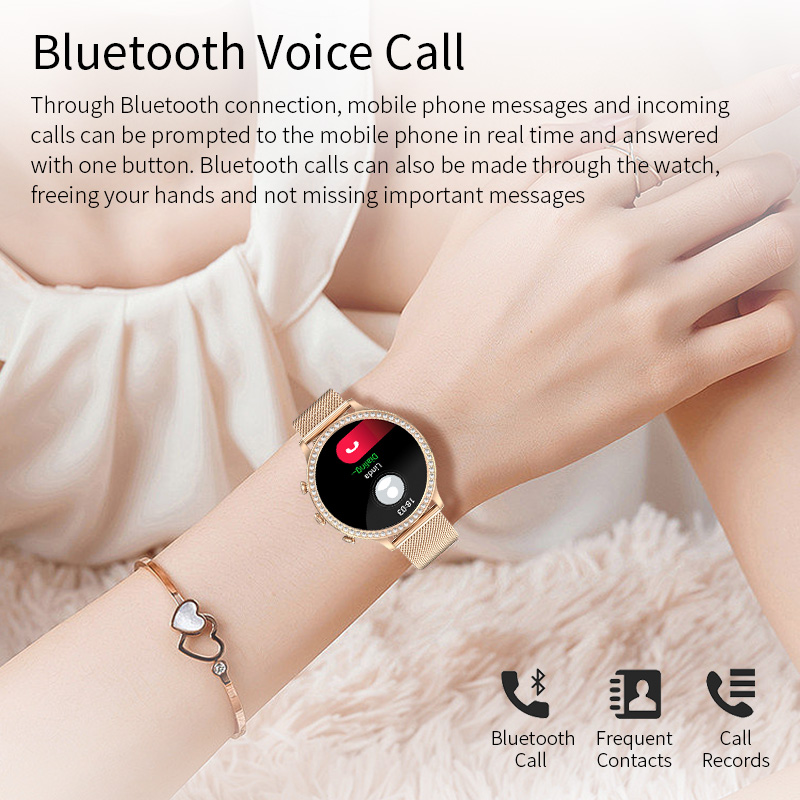 นาฬิกาแฟชั่นผู้หญิง LIGE พร้อม - Luxury Watch Hd บทวิจารณ์และราคา