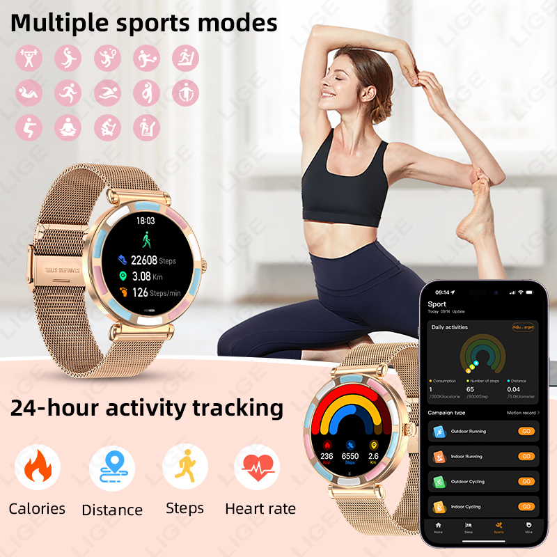 2026 LIGE นาฬิกาสมาร์ทวอทช์สุด - Luxury Watch Hd บทวิจารณ์และราคา